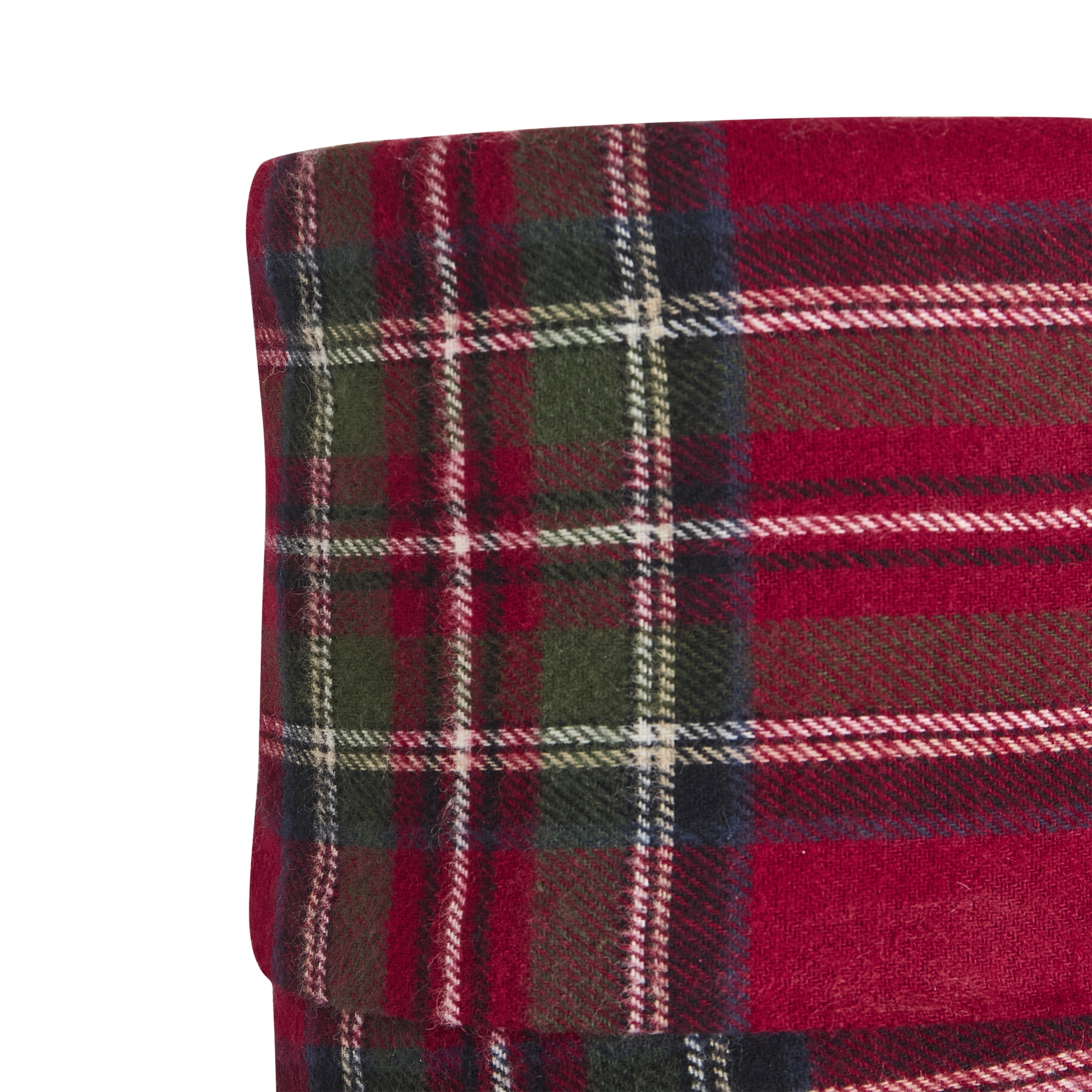 My Texas House Angie Red Plaid Christmas Stockings, 20" x 10" (2 Count)