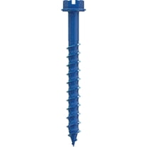 Simpson TNT25214HC75 1/4 x2-1/4  Hex Head Titen Turbo Concrete Screws 75-Pk