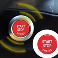 thumbnail image 4 of Cubierta del interruptor del botón del motor Start Stop para X5 E70 X6 3 Series (rojo brillante), 4 of 6