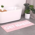 thumbnail image 1 of Set de alfombra de baño y cortina de ducha LABEND HOME Get Naked, 1 of 7