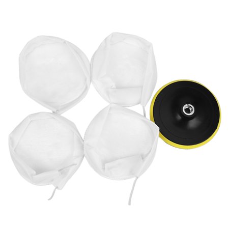 

5Pcs Polisher/Buffer kit Soft Pad White:6 inch
