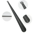thumbnail image 3 of Unique Bargains 1 Pc Small Hole Long Handle Shoe Horn for Shoe 17.52"x1.77" Silver Tone Gray, 3 of 6