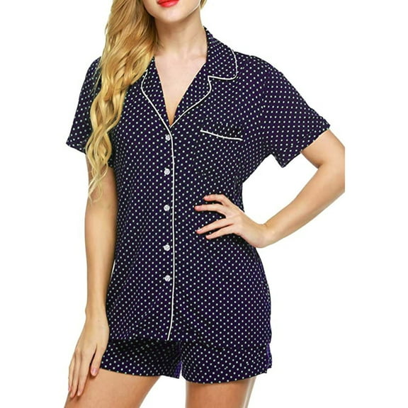 Patlollav Womens Summer Sleeve Two-Piece Loose Casual T-Shirt Short Pants Sets
