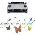 thumbnail image 1 of Car Sticker - Strong Adhesive Butterfly Theme Reflective Decor, Car Decal Stickers for Stylish Customization, Vinyl, Vehicle Accessory with Eye-Catching Design, for Window, Friends, Men, Women, 1 of 1