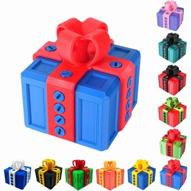 Caja De Bromas: Divertida Caja De Regalo Con Desafío De Tornillo Y Rompecabezas De Broma Sorpresa Para El Dedo Medio. Envoltorio De Regalo Con Truco Para Dinero En Efectivo