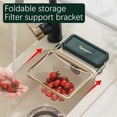 thumbnail image 6 of Tuphregyow Kitchen Sink Disposable Filter Rack with Fine Mesh, Multifunctional Food and Garbage Strainer for Kitchen Cleaning and Maintenance, Easy to Use and Install White, 6 of 7