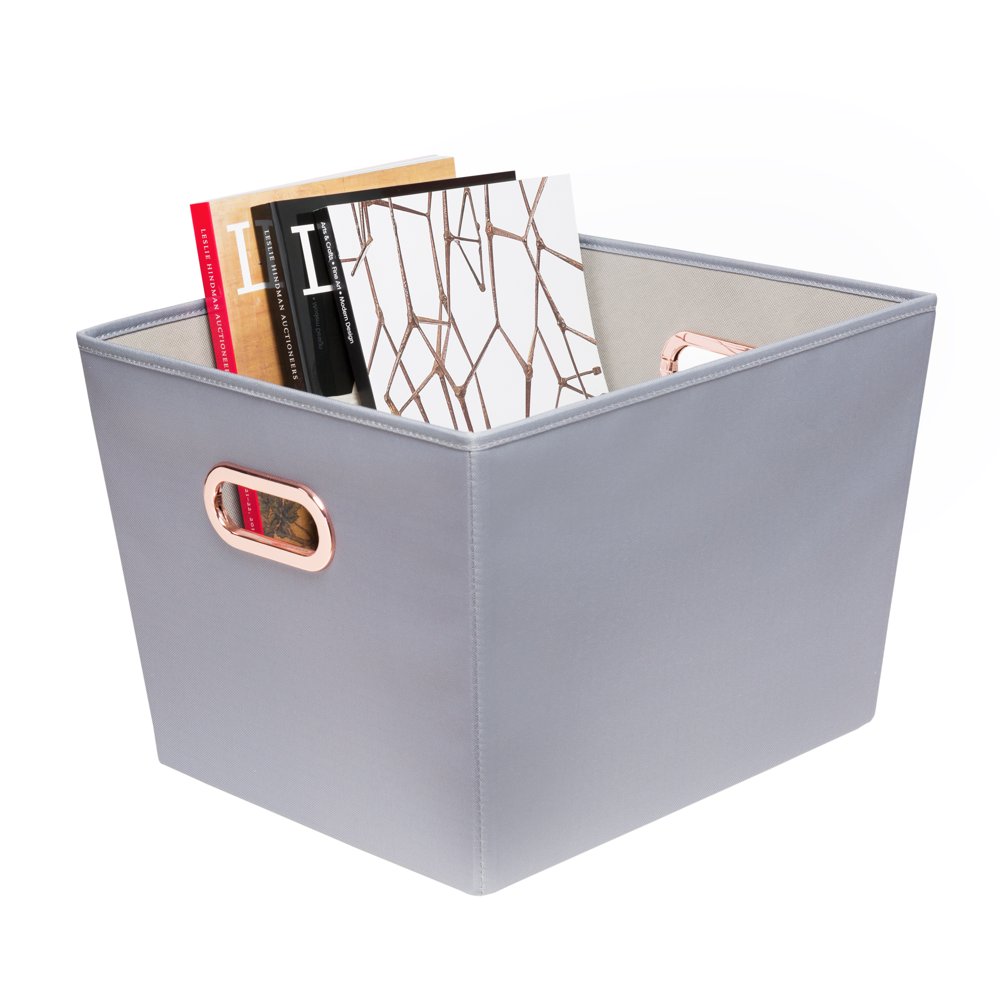 Medium Storage Bin, Grey