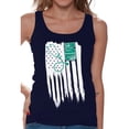 thumbnail image 1 of Awkward Styles American Flag MD Medic Women Tank Top Made in the USA 4th of July Medical Shirt for Women USA Pride Patriotic Doctor Women Tank Stripes and Stars Retro USA Medic Top for Women, 1 of 4