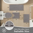 thumbnail image 2 of Ileading Bathroom Rugs Sets 4 Piece with Lid Cover Absorbent Microfiber Bathroom Shower Mat Set, 2 of 11
