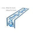 thumbnail image 3 of Eolstice Christmas Table Runner, Long Strip Tabletop Centerpiece, Holiday Dinner Decor, Festive Red Dining Table Linen, Winter Home Party Supplies, 3 of 7