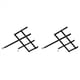thumbnail image 1 of 2X Desbrozadora, Cortadora de CéSped, Cortadora de CéSped, Piezas de Desbrozadora MultifuncióN, Soporte de Hierba de Planta de Hierba para Cosechadora, Piezas de Podadora, 1 of 6
