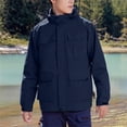 thumbnail image 2 of uikmnh Jackets For Men,Male Detachable Two Piece Jacket Outdoor Windproof Hooded Jacket,Size M, 2 of 5