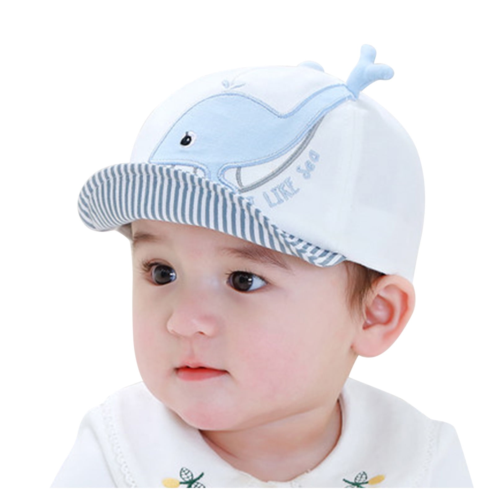 Baby Boy Girls Hats Cute Cartoon Letter Sunhat Eaves Baseball Cap Sun