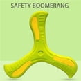 thumbnail image 2 of Vogacara Return Boomerang Sport Toy Training Prop Safety Lanzar juguetes de larga duración Suministros al aire libre Dulce regalo para niños Juguetes Verde Vogacara FN007464-02, 2 of 5