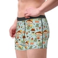 thumbnail image 2 of Pofeuu Mushroom House Insect Frog Print Men’s Boxer Briefs, Moisture-Wicking Underwear, Regular,Trunk-Medium, 2 of 5