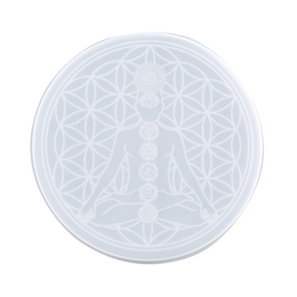 Techinal Moule en Résine Époxy Cristal Tarot Astrologie Astrolabe Plateau Ornements Moule en Silicone Bricolage Décoration Outil