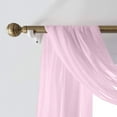thumbnail image 5 of Washranp Sheer Window Scarf,Solid Color Ultra-thin Soft Voile Textured Bed Canopy Scarf Curtains for Home Decor 196.85*53.15inch, 5 of 5