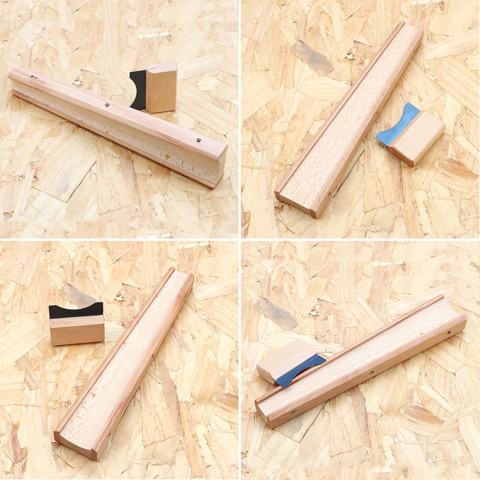 FEAMOS Violin Fretboard Tool Set Wooden Violin Fingerboard Holder Clamp Violin Fingerboard Scraper Violin Making Luthier Tools