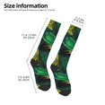 thumbnail image 2 of KLL Peacock Feathers2 Print Cool Socks Men's Women's Crew Socks Funny Crazy Novelty Stockings, 2 of 6