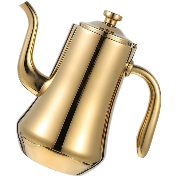 UPOUART Stove Teapot Kettle Stainless Steel Golden 1Pcs