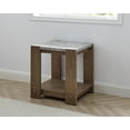 thumbnail image 7 of Steve Silver Libby Indoor 30.25" H Sintered Stone End Table with Storage, Dusty Caramel, 7 of 7