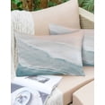 thumbnail image 6 of Blue Summer Beach Throw Pillow Cover 20 x 30 Inch Decorative Pillow Cover Beige Ombre Coastal Ocean Nautical Lumbar Pillowcase Seasonal Rectangle Cushion Case for Couch Sofa Bed Living Room, 6 of 7