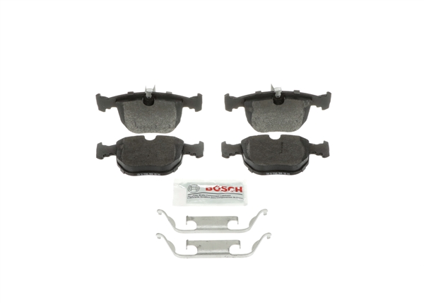 Bosch BE681H Bosch Blue Semi-Metallic Brake Pads with Hardware
