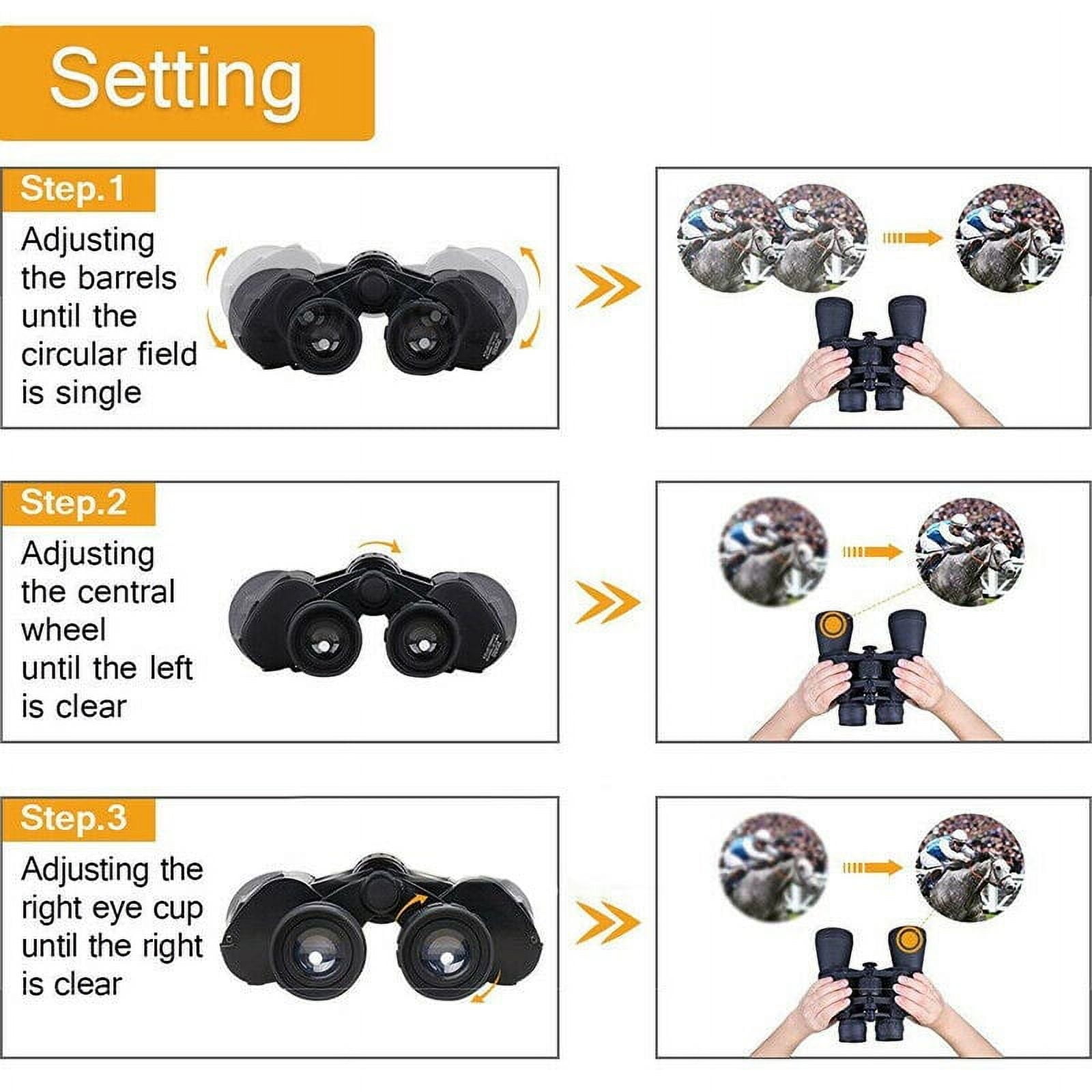 100X180 Magnification Zoom HD Binoculars Outdoor Hunting Camping Telescope with Night Vision