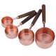 thumbnail image 1 of Cuchara medidora, 4 piezas/juego de oro rosa, cuchara medidora de acero inoxidable, taza medidora de acero inoxidable, diseño elevado Jadeshay A, 1 of 8