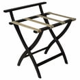 thumbnail image 6 of Wooden Mallet LR4-MOBLK WallSaver Luggage Rack in Medium Oak with Black Webbing, 6 of 7