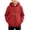 Red A1, variant on JZEJING Boys Raincoat Lightweight Long Sleeve Hooded Windproof Rain Jacket Solid Color Waterproof Windbreaker with Pocket Size 4-15