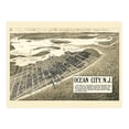 thumbnail image 6 of HISTORIX 1903 Ocean City New Jersey Map Vintage Poster Wall Art Print, 24 x 36 Inch, 6 of 8