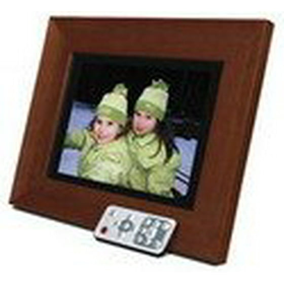 Smartparts Digital Picture Frame Walnut Finish Spdpf84 Com