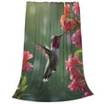 thumbnail image 2 of Balery Humming Bird 1 Manta de Felpa Suave y Acogedora – Cobija de Franela Aterciopelada para Cama, Lavable y Cálida para Sofá, Mascotas, Transpirable-40"x30", 2 of 7