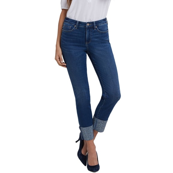 NYDJ womens Sheri Vintage Lapis Slim Jean, 16
