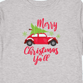 thumbnail image 4 of Inktastic Merry Christmas Ya'll with Red Car and Tree Boys or Girls Long Sleeve Toddler T-Shirt, 4 of 5