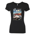 thumbnail image 2 of Wild Bobby, Mustang Untamed American Spirit Ford Cars and Trucks Women Slim Fit Junior Tee, Black, Small, 2 of 6