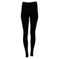 thumbnail image 3 of Fila Womens Tanya Logo Fitness Athletic Leggings Black S, 3 of 5