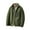 Olive Green, variant on TFEOQRY Casual Jacket for Men Solid Color Zipper Overcoat with Pockets Long Sleeve Hoodless Outwear Olive Green