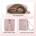 thumbnail image 3 of Bolso espacioso del bolso del maquillaje, bolso de la cremallera del viaje, bolso impermeable del lavado, organizador de los accesorios del maquillaje, 3 of 5