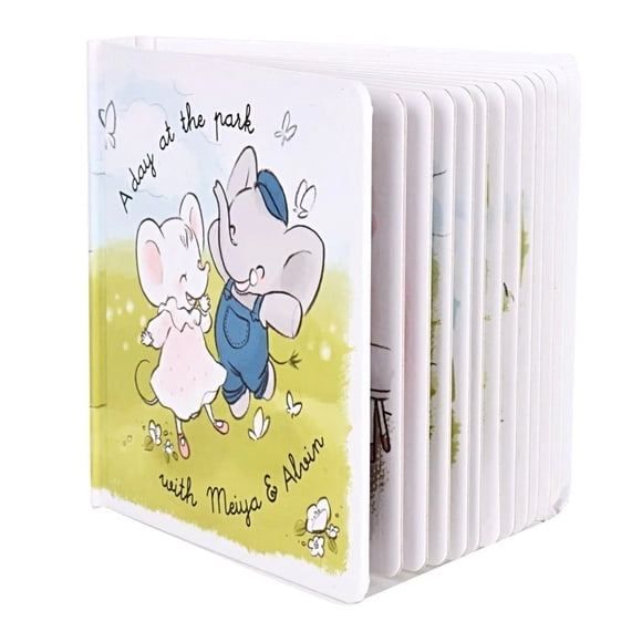 Tikiri Livre de Planche - une Journée au Parc avec Meiya et Alvin