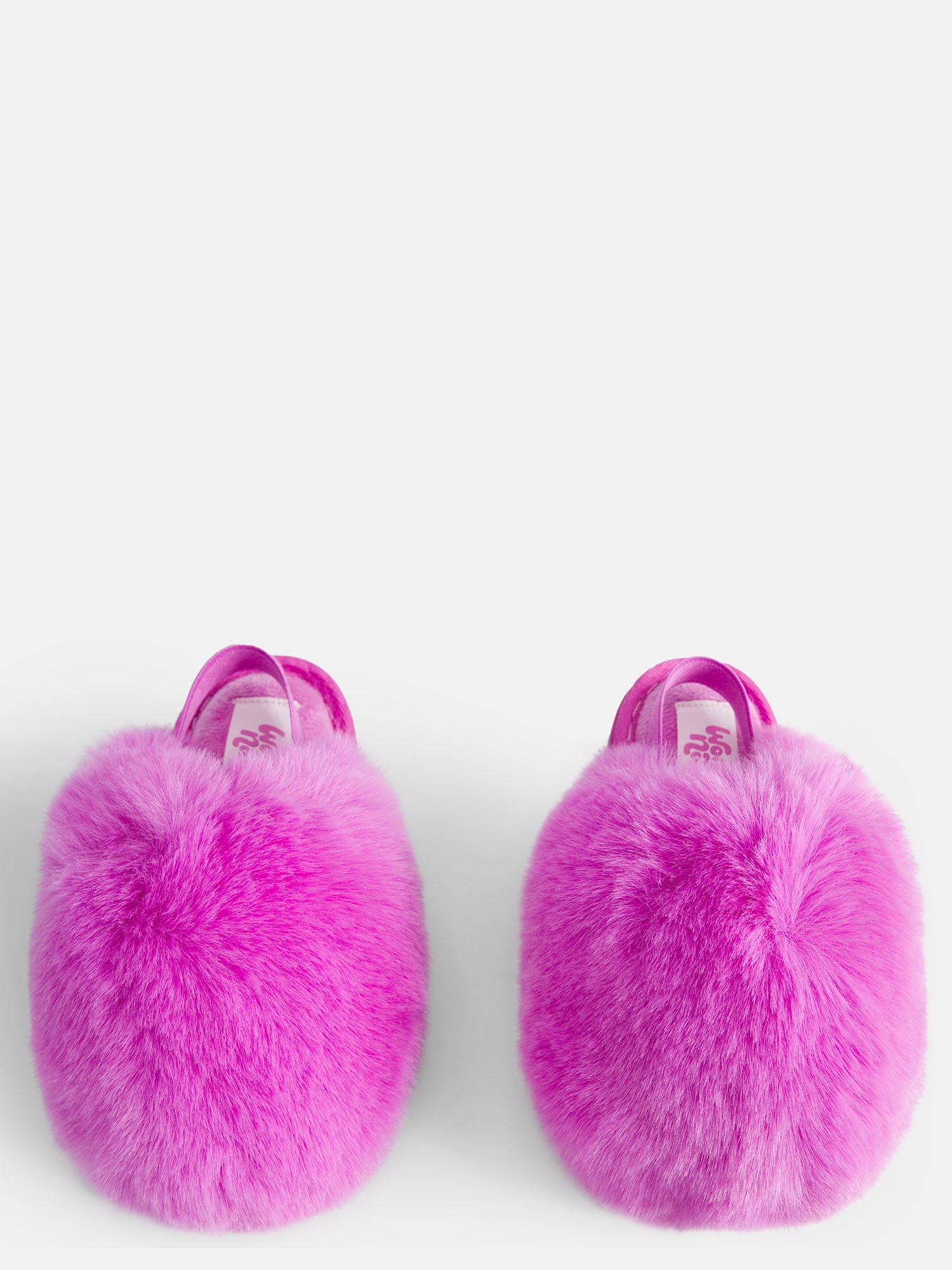 Wonder Nation Toddler, Little & Big Girls Faux Fur Puff Slippers