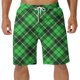 thumbnail image 1 of Pantalones Cortos Casuales para Hombre Impresos con Bolsillos Pantalones de Pijama de Cintura Elástica para Hombres, Verano de Poliéster Ligero, 1 of 4