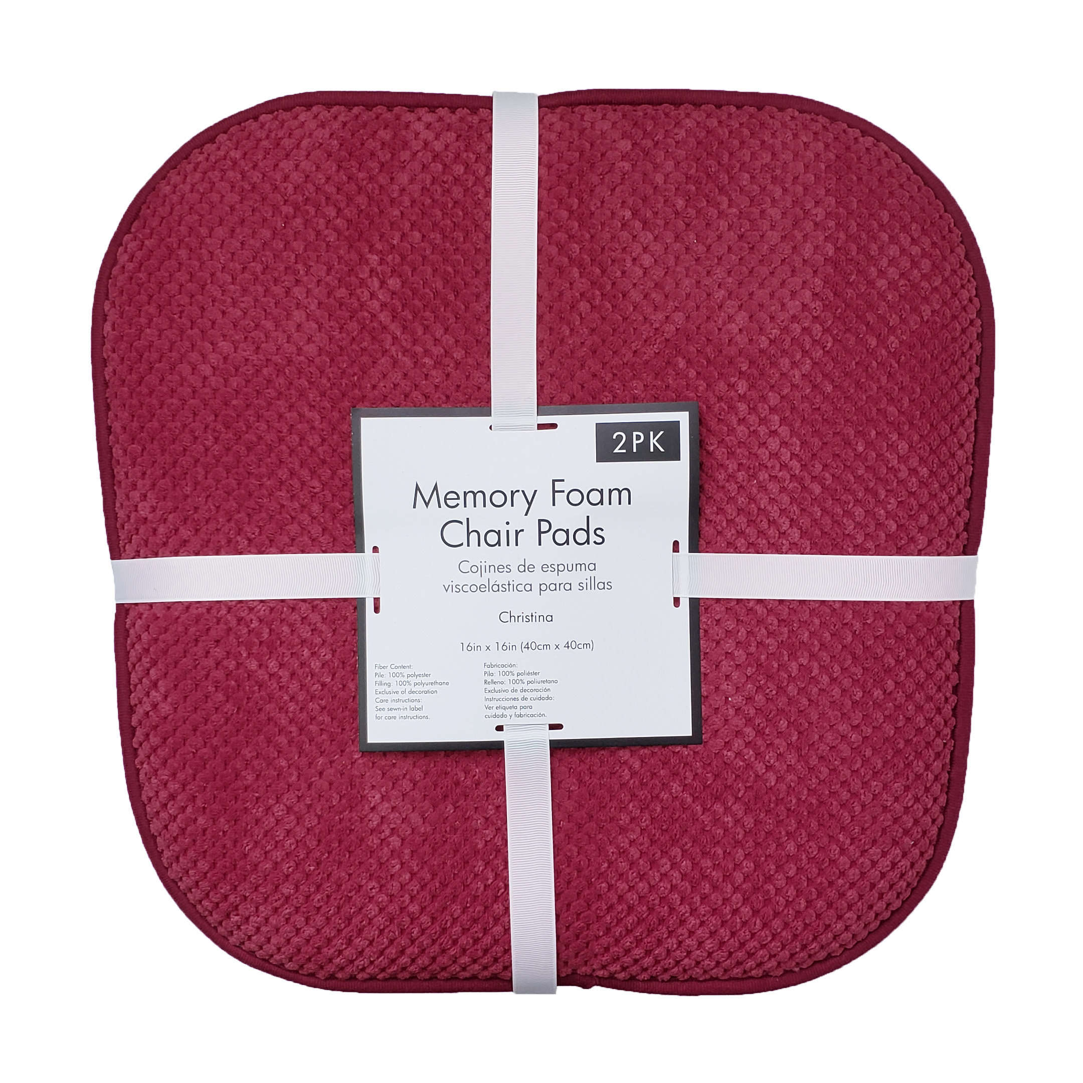 Soft Chair Pads Cushions with NonSkid Backing for Kitchen Office