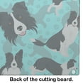 thumbnail image 5 of Carolines Treasures MLM1025LCB 15 x 12 in. Blue Border Collie Glass Cutting Board - Large, 5 of 5