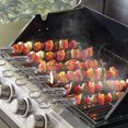thumbnail image 1 of Brochetas de acero inoxidable para asar a la parrilla, de metal de 16 pulgadas con deslizador, seguras y fáciles de usar, 4 piezas, 1 of 4