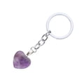 thumbnail image 4 of Regalo del llavero del bolso del bolso del colgante forma del corazón Púrpura Baoblaze Llavero con forma de corazón, 4 of 8