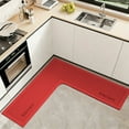 thumbnail image 6 of RXIRUCGD L-Shaped Kitchen Floor Mat Non-Slip Absorbent Corner Rug For Cooking Area Washable Durable Anti-Fatigue Memory Foam Cushion Home Decor, 6 of 6