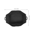 thumbnail image 2 of unbranded Negro De Silicona Para Freidora De Aire Con Cuadrado Para Hornear Con Superficie Antiadherente, 2 of 6