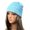 Sky Blue, variant on Winter Beanies Women's Winter Brimless Hat Knitted Hat Casual Thick Soft Fashionable Warm Coarse Hat Unisex